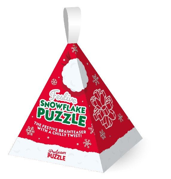 Festive Snowflake Puzzle Decoration