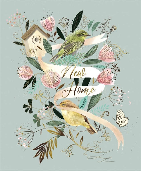 Bird House New Home Card