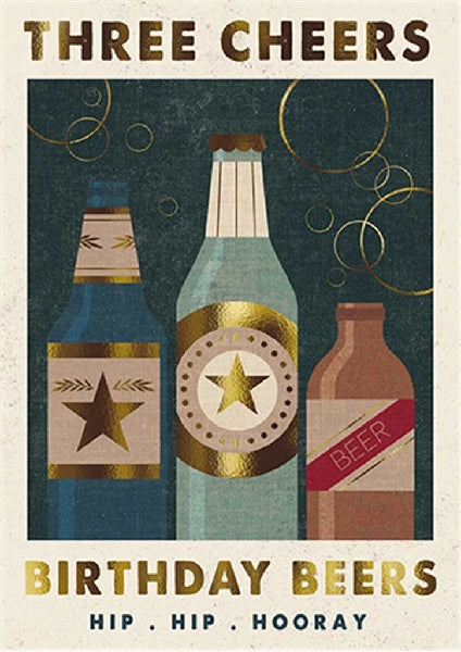 Cheers & Beers Birthday Card