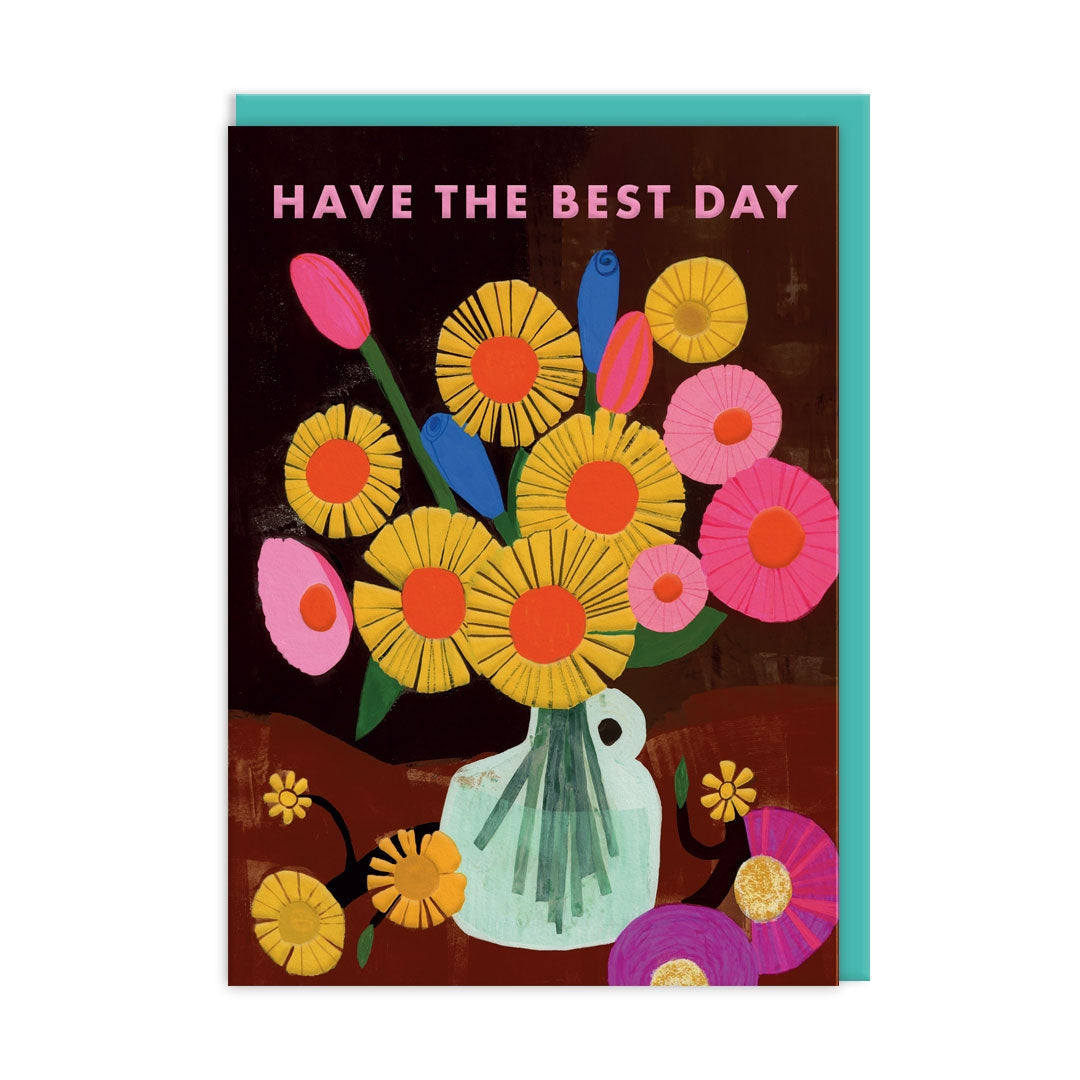 Best Day Vase Birthday Card