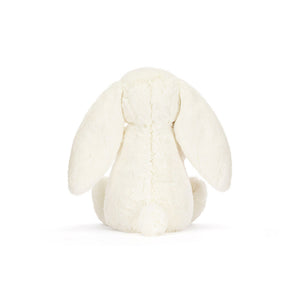 Jellycat Bashful Cream Bunny With Rose Plush