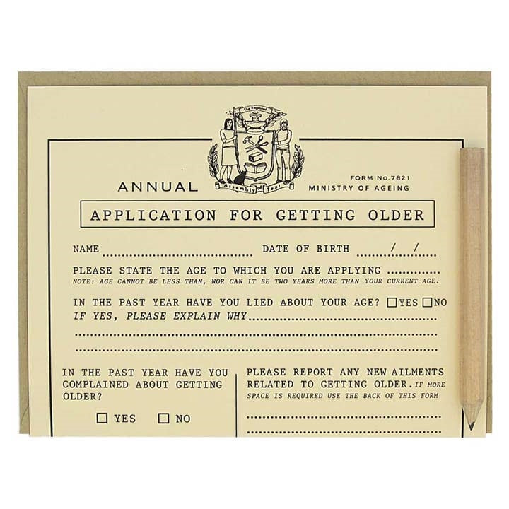 Application For Retirement Card
