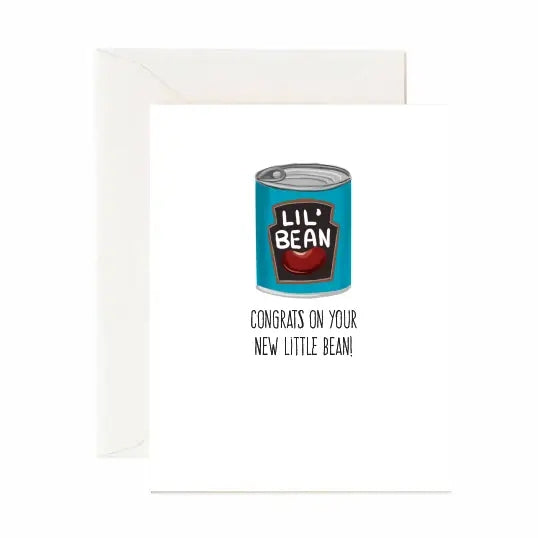 New Little Bean Baby Card