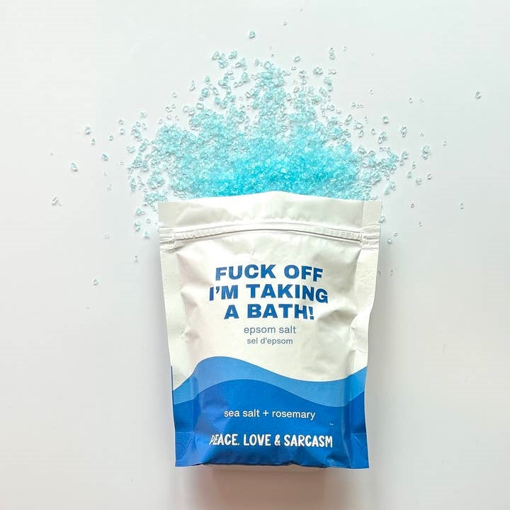 Peace, Love & Sarcasm Epsom Salt Bath Soak | Fuck Off