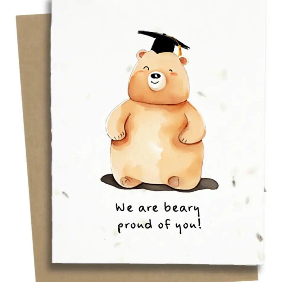 Graduation Bear Congratulations Card