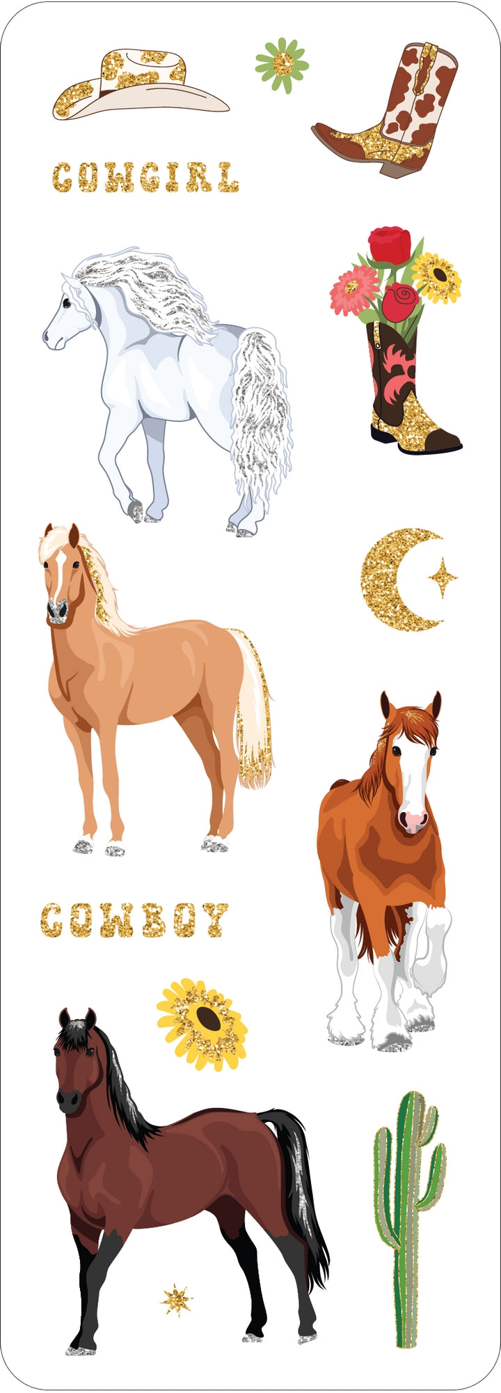 Horses Sticker Set