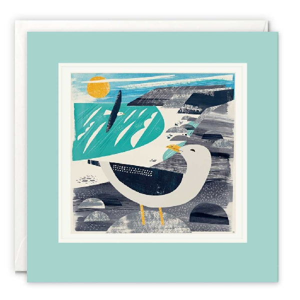 Treen Gull Blank Art Card