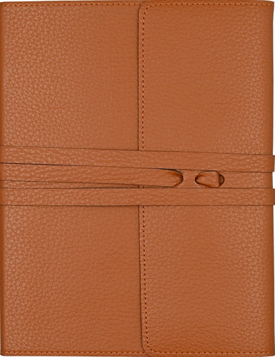 Antique Vegan Leather Wrap Journal