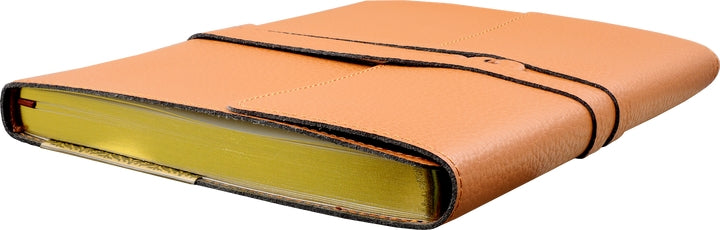 Antique Vegan Leather Wrap Journal
