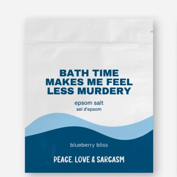 Peace, Love & Sarcasm Epsom Salt Bath Soak | Murdery