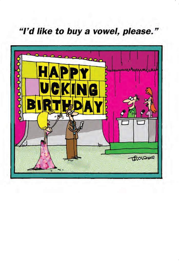 Spell It Out Birthday Card