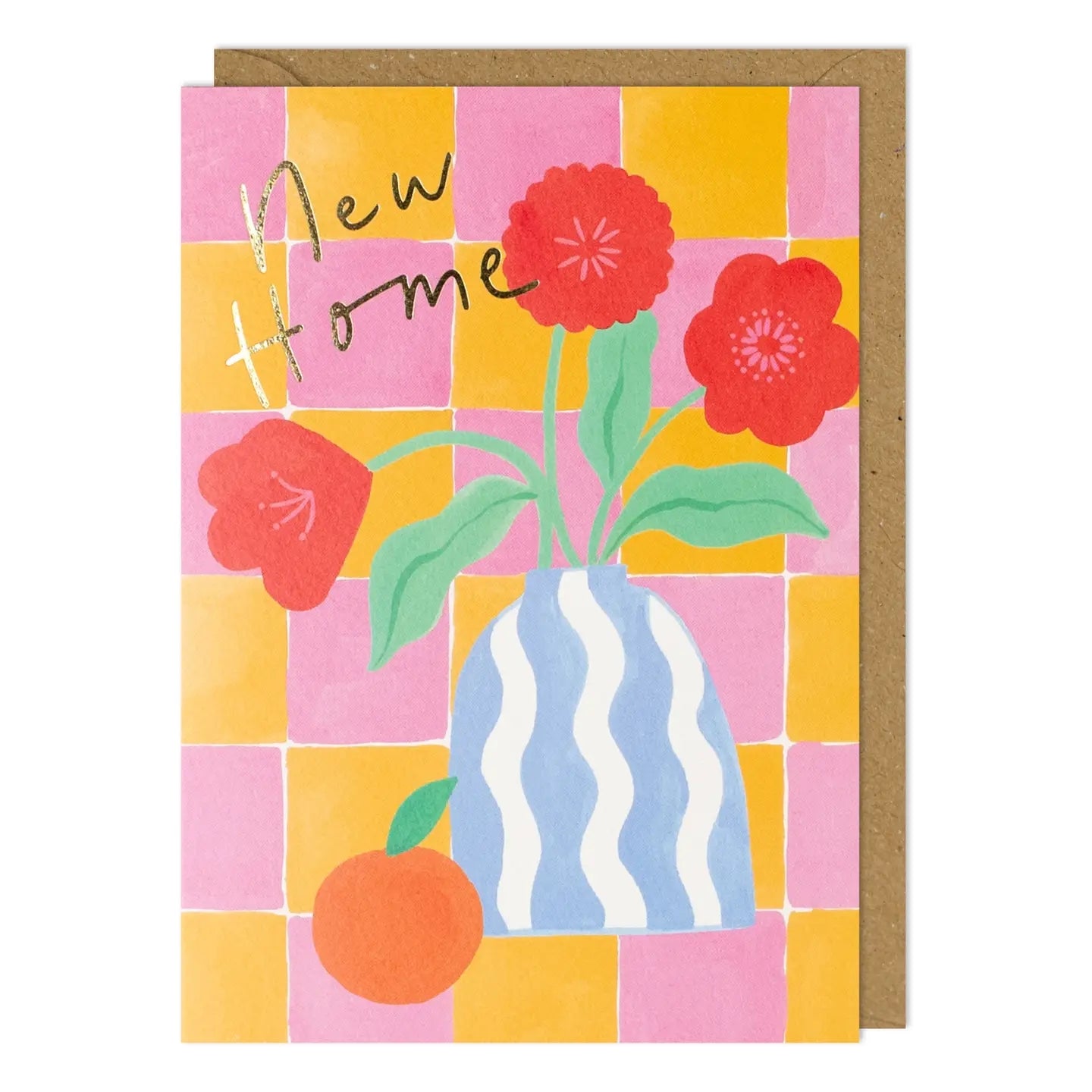 Flowers New Home Card