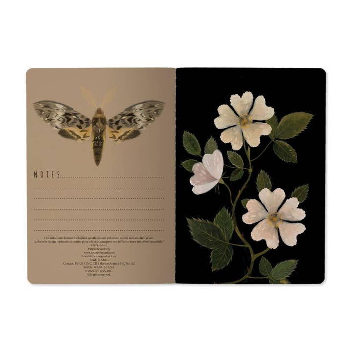 Night Garden Lined Notebook