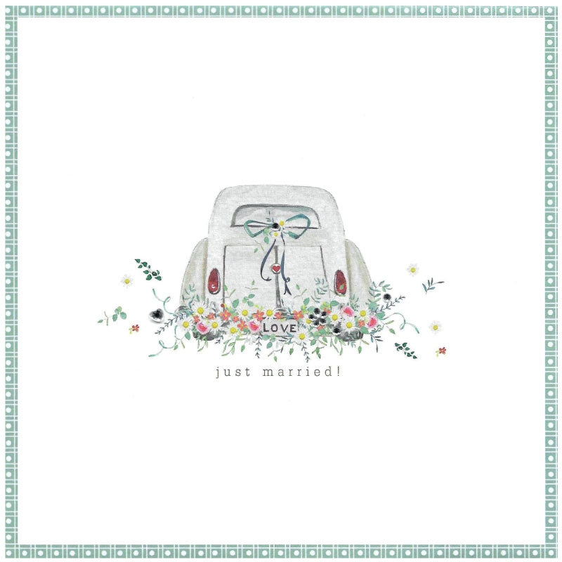 Just Married Wedding Card