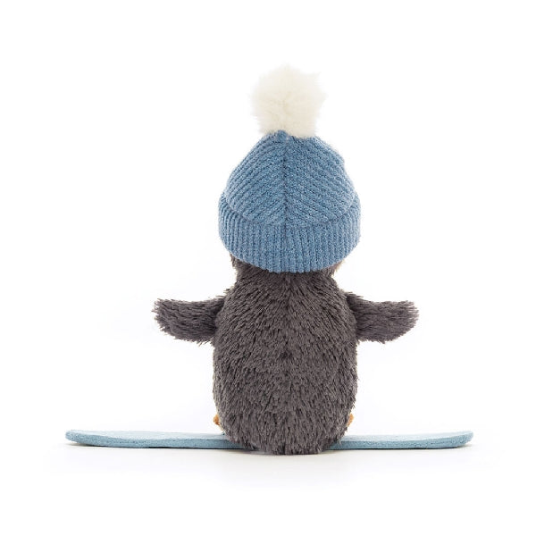 Jellycat Peanut Penguin Snowboarding Plush