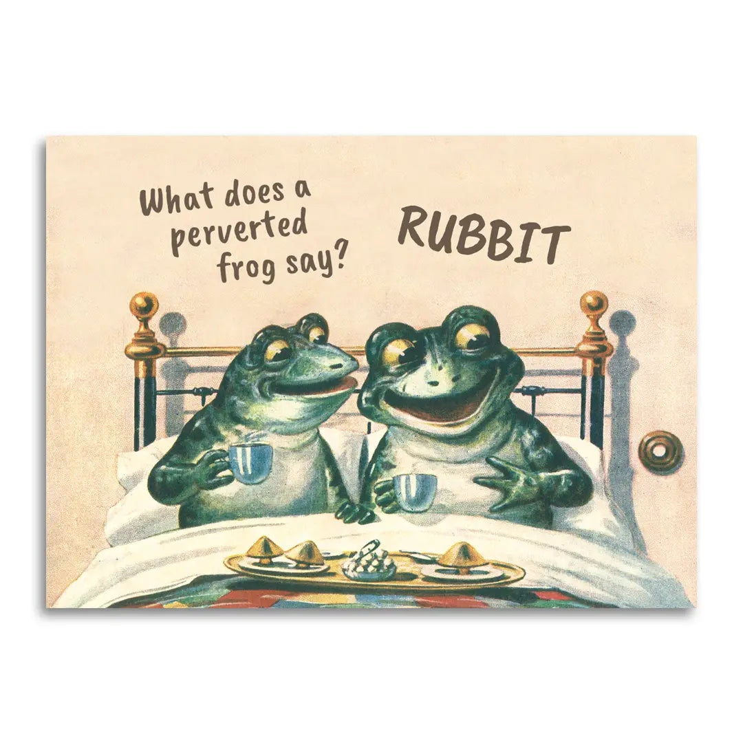 Rubbit Blank Humour Card