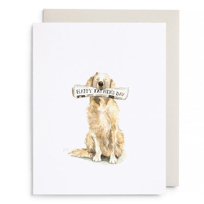 Doggie Dad Father's Day Card