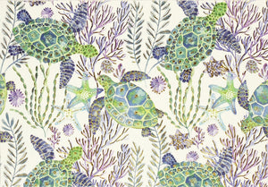 Sea Turtles Blank Notecards