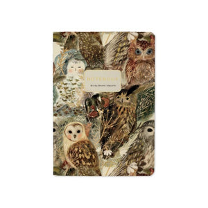 Owls Small Lined Notebook