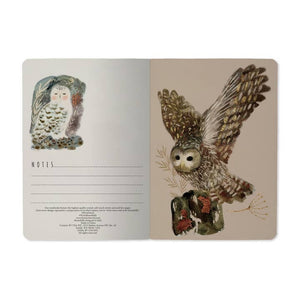 Owls Small Lined Notebook