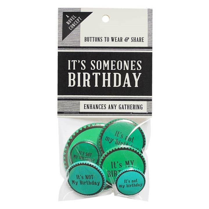 Regional Assembly Of Text Button Pack | It's Someone's Birthday