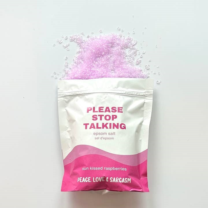 Peace, Love & Sarcasm Epsom Salt Bath Soak | Please Stop Talking
