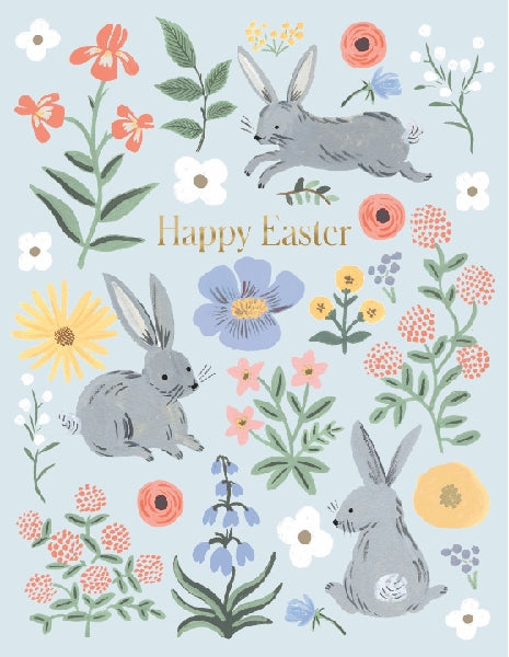 Bunny Fields Easter Card