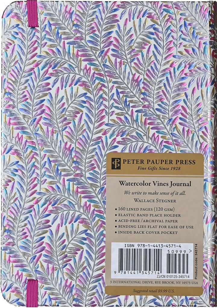 Watercolour Vines Small Journal