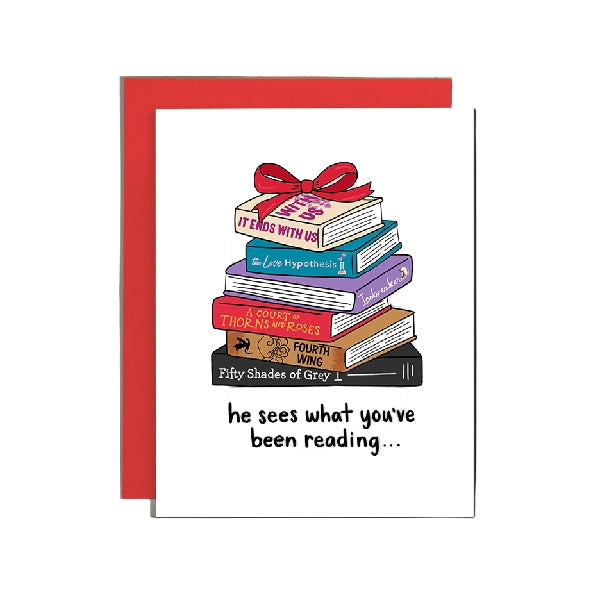 Spicy Books Christmas Card