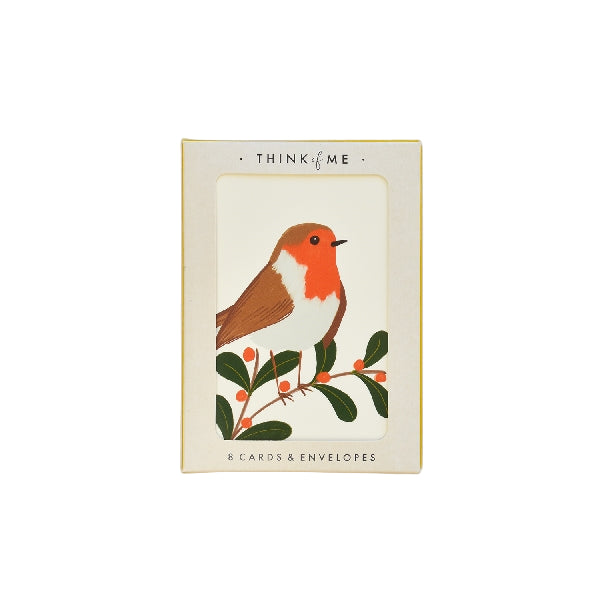 Robin Christmas Card Pack