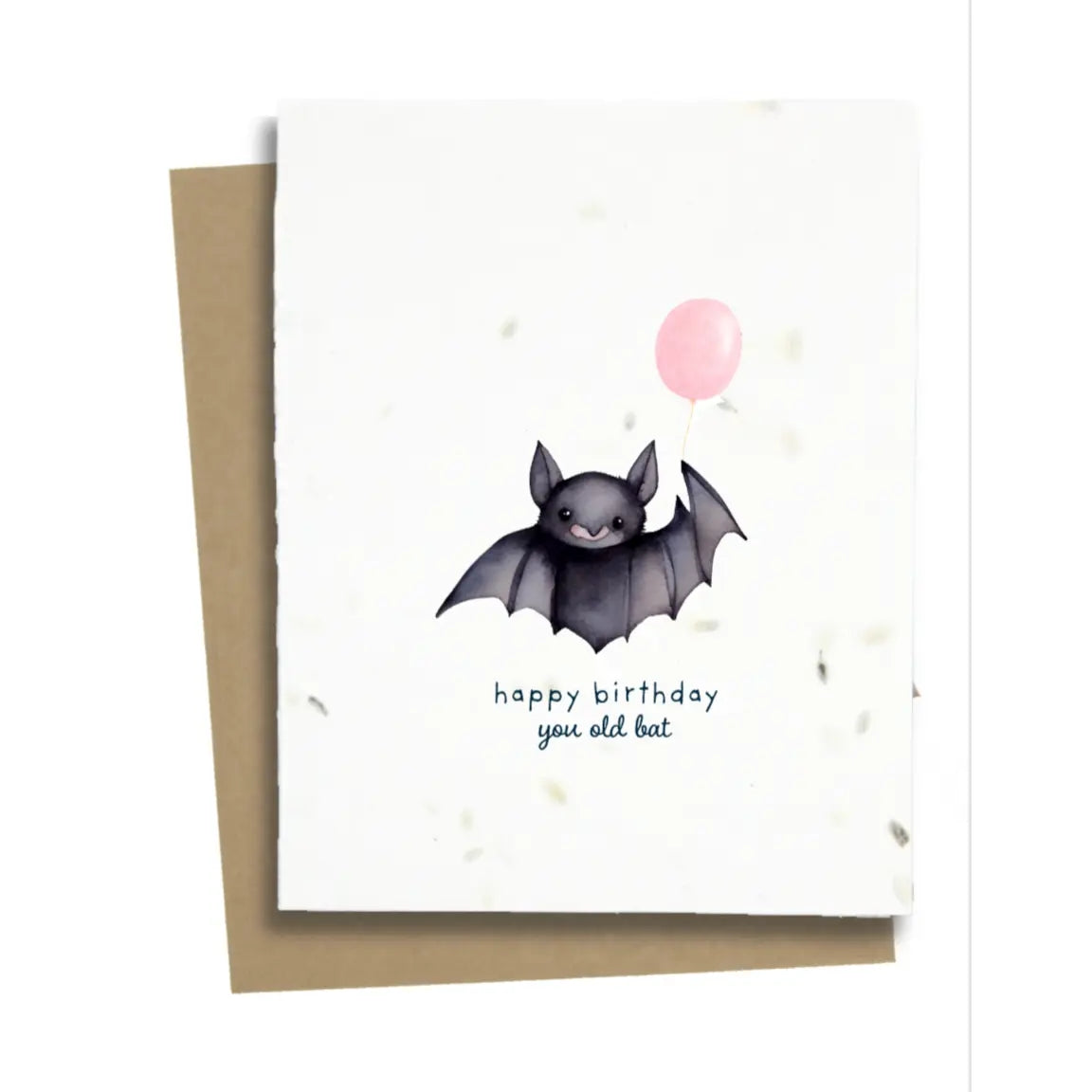 Old Bat Birthday Card