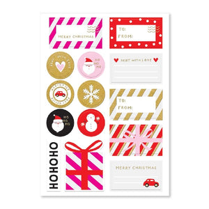 Christmas Gift Sticker Labels