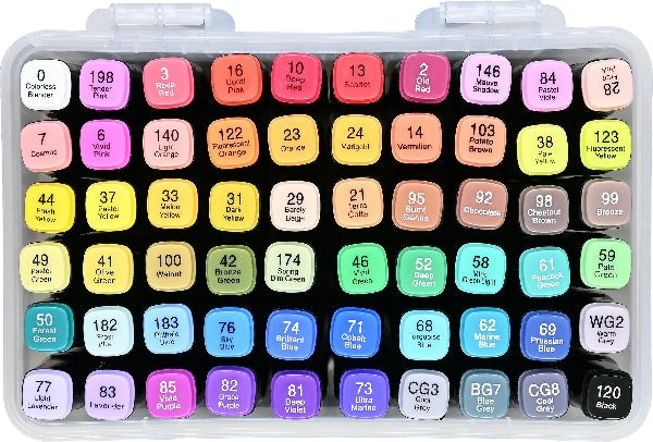 Dual-Tip Alcohol Marker Set