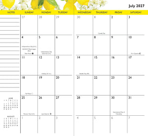 2027-28 Peter Pauper 2-Year Pocket Planner | Amalfi Lemons