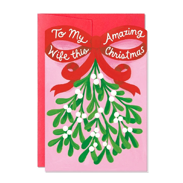 Amazing Wife Christmas Card