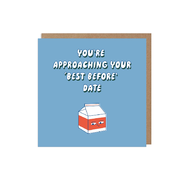 Best Before Birthday Card