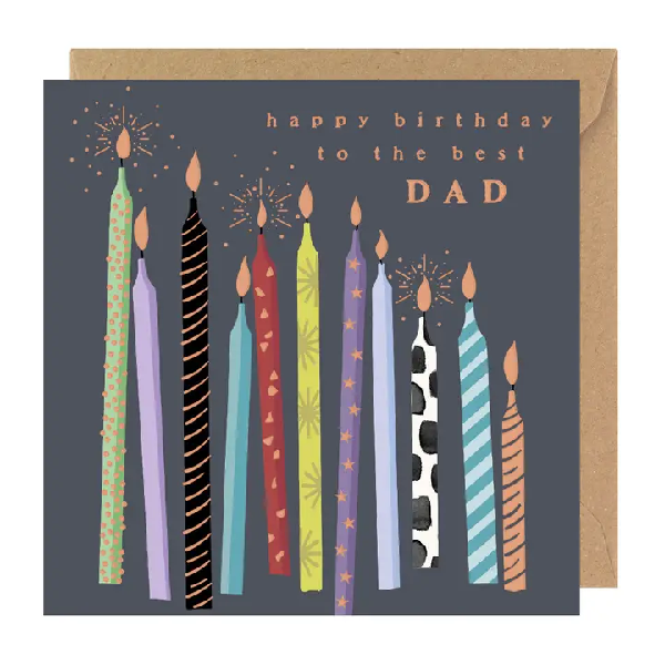 Best Dad Relative Birthday Card