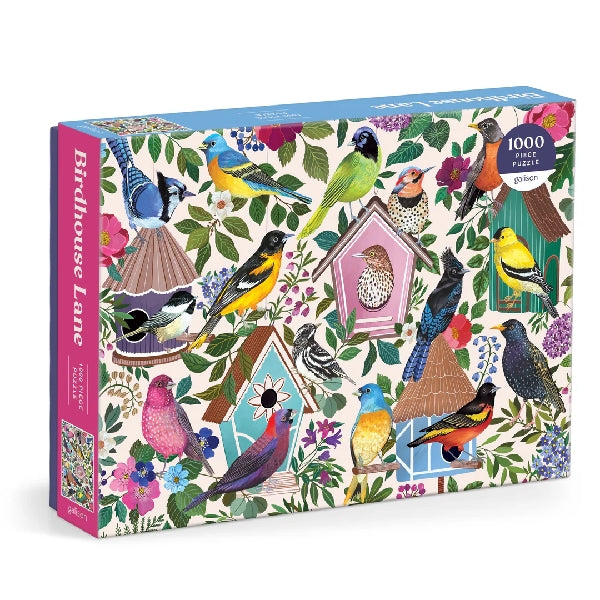 Galison 1000 Piece Puzzle | Birdhouse Lane