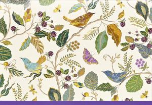 Birds And Berries Blank Notecards