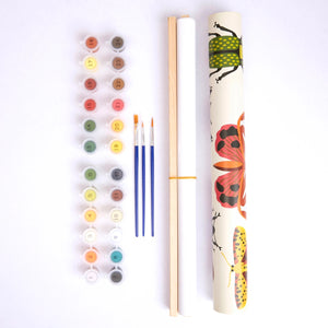 Bug Study Paint By Numbers & Wall Hanging Kit