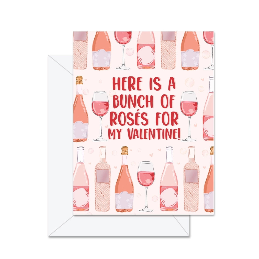 Bunch Of Roses Valentine Card