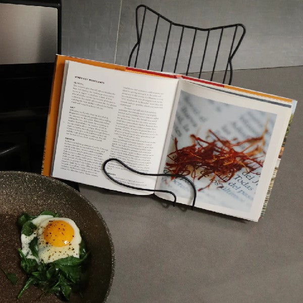 Metal Cat Book Stand