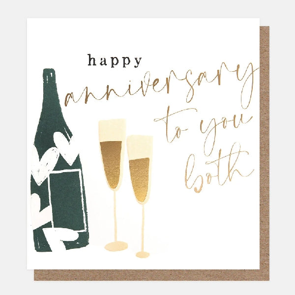 Champagne Anniversary Card