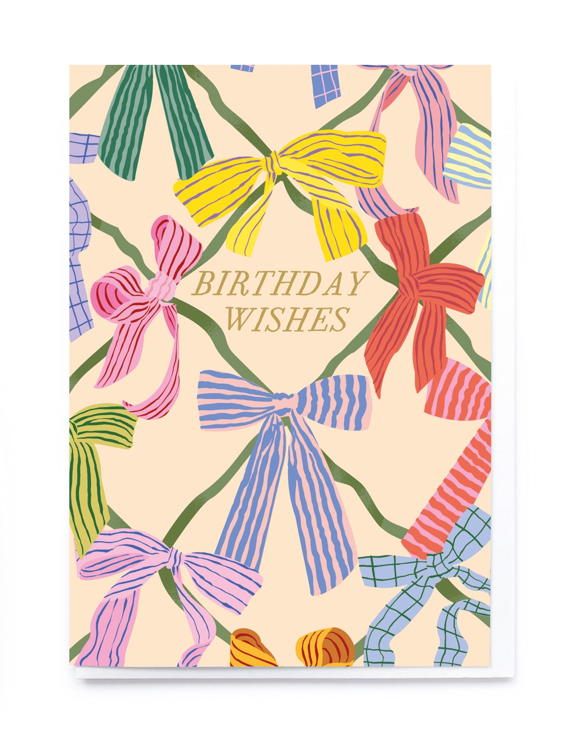 Colourful Bows Birthday Card