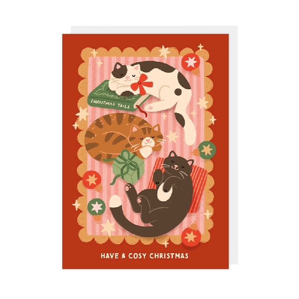 Cosy Cats Christmas Card