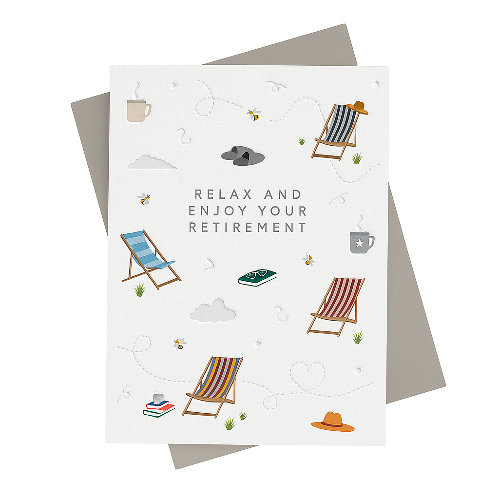 Deckchair Retirement Card