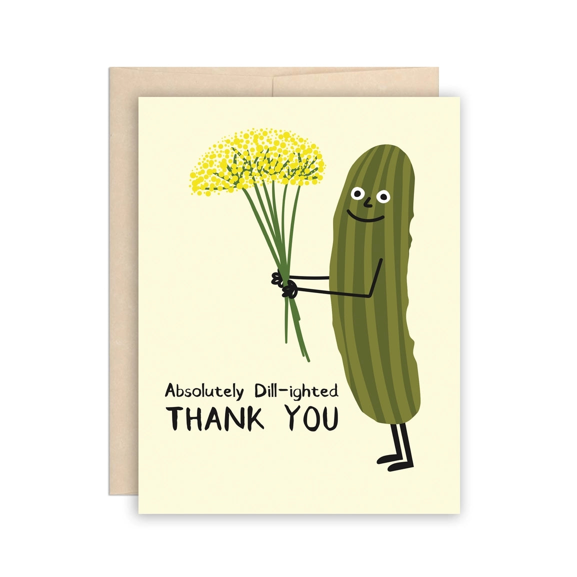 Dill Pickle Thank You Card