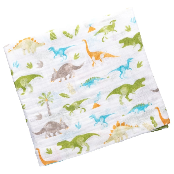 Dino Muslin Blanket