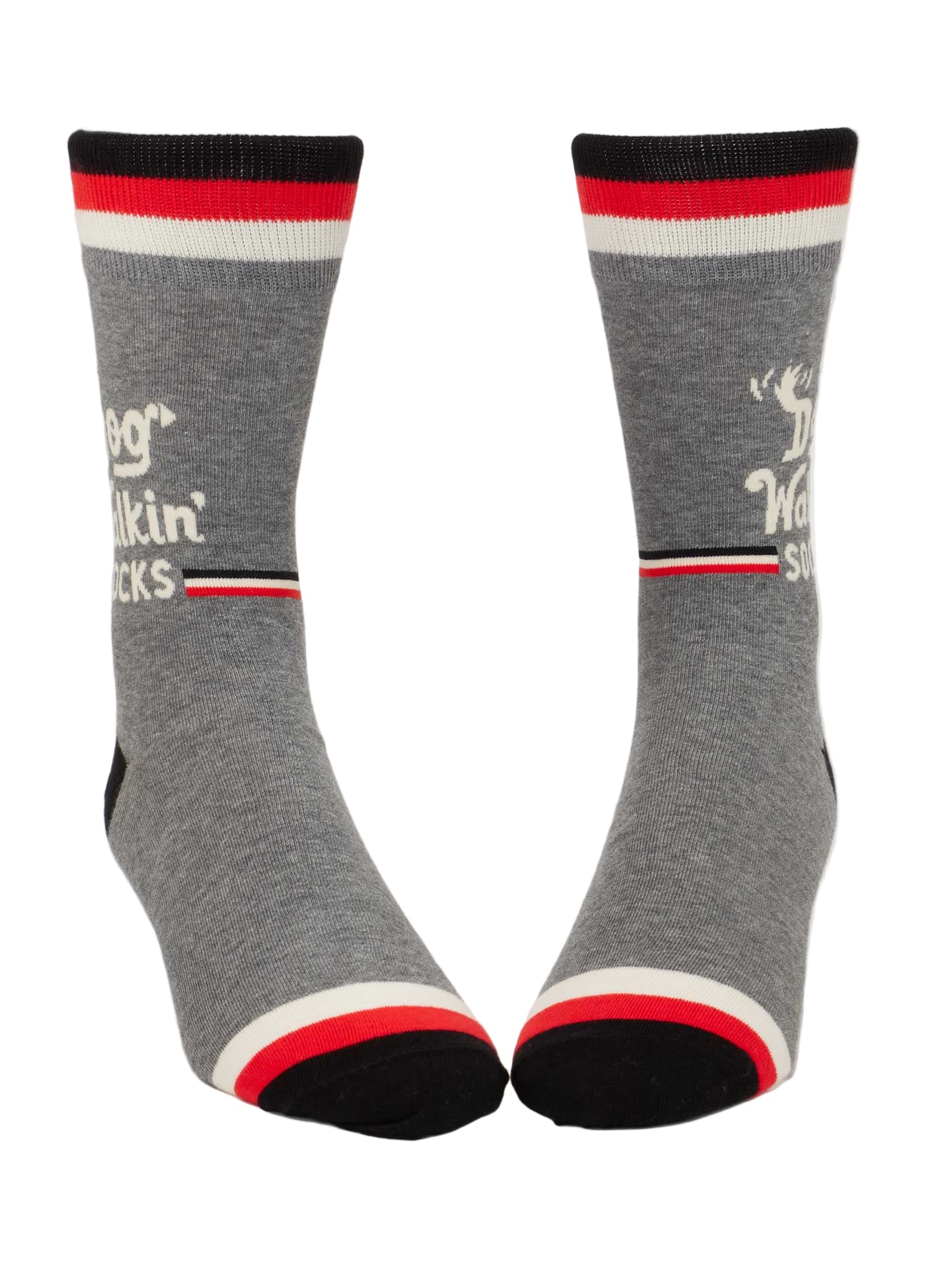 Blue Q Men's Crew Socks | Dog Walkin' Socks