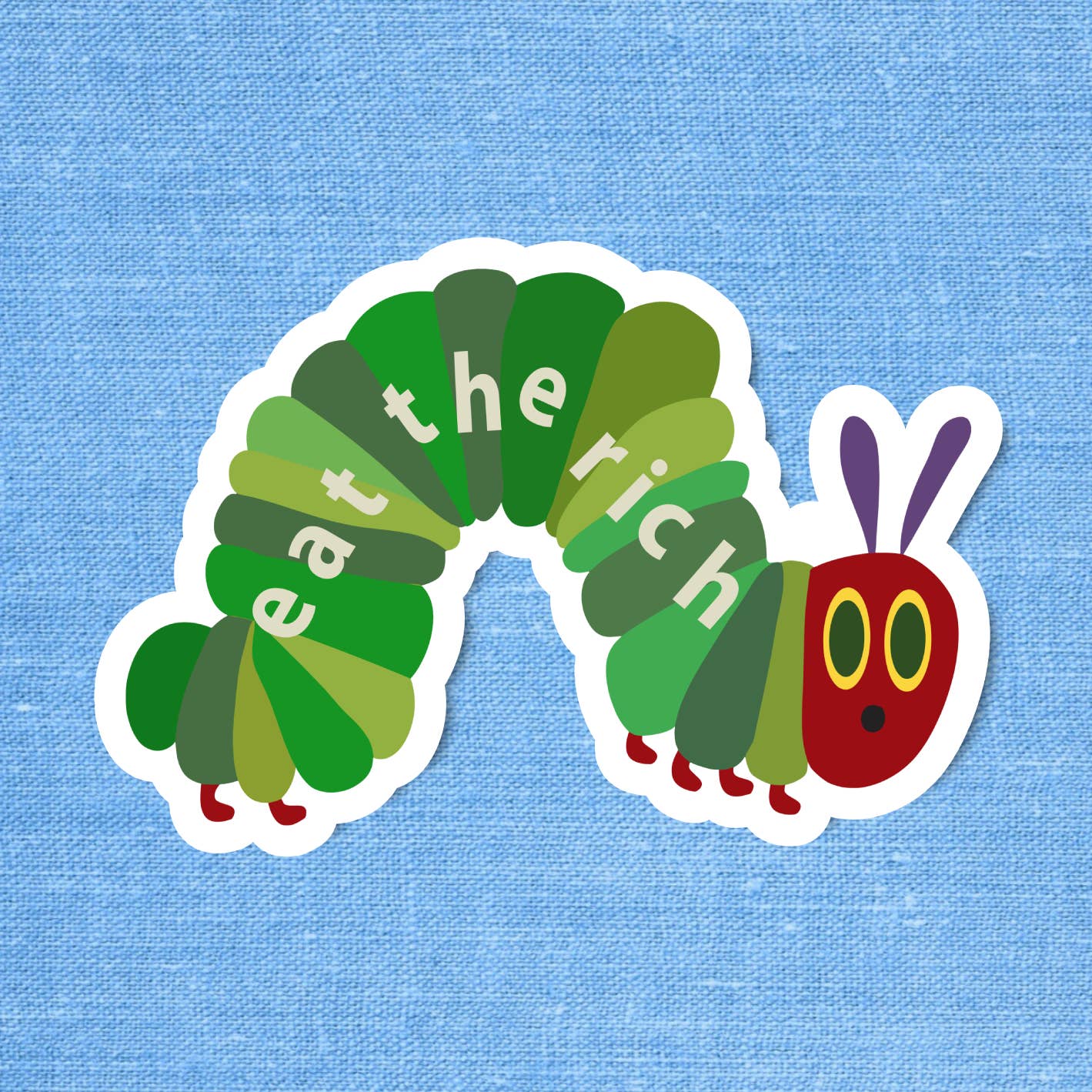 Eat The Rich Sticker
